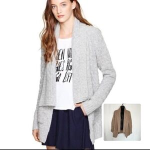 Talula / Cashmere Lambswool Blend “Takuma Greenpoint” Open Front Cardigan